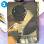 دفتر فانتزی 100 برگ جلد سخت مینیمال - Image 2