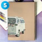 دفتر فانتزی 100 برگ جلد سخت مینیمال - Image 5