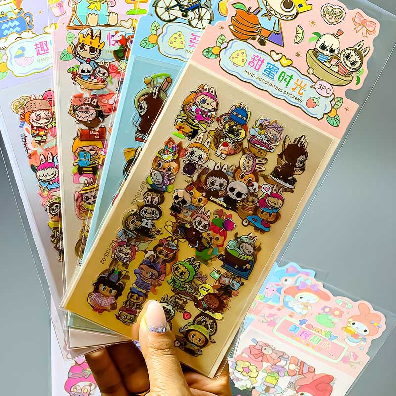 29913_01 برچسب استیکر فانتزی لبوبو - Image 1