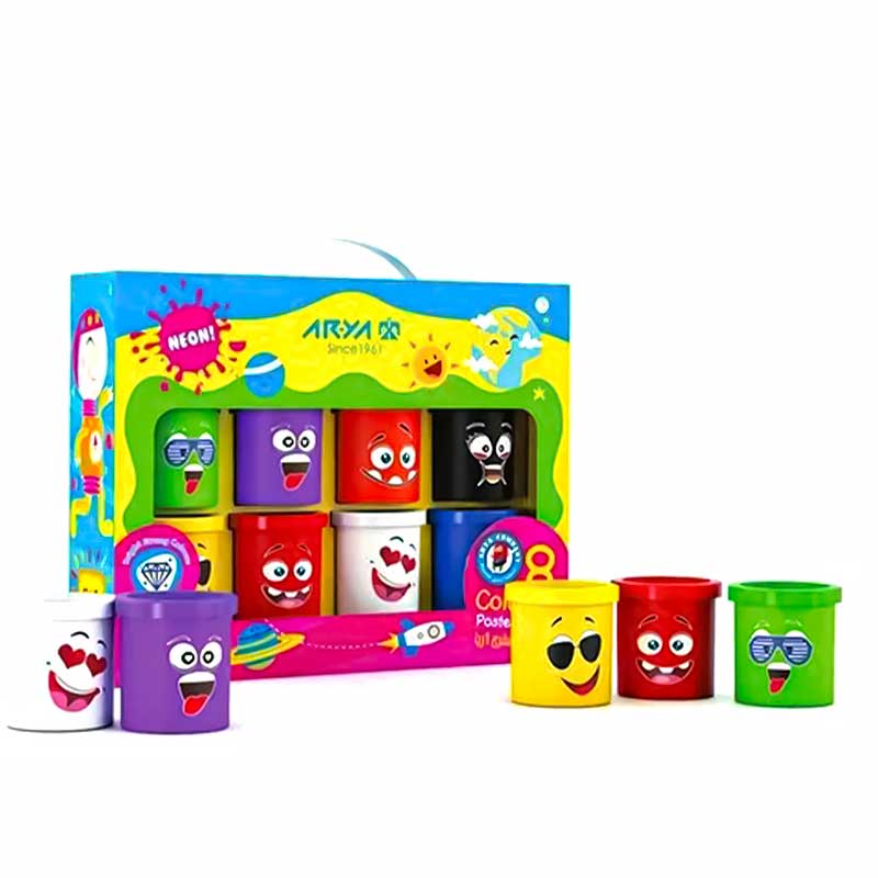 30191_01 گواش 8 رنگ فسفری آریا - Image 1